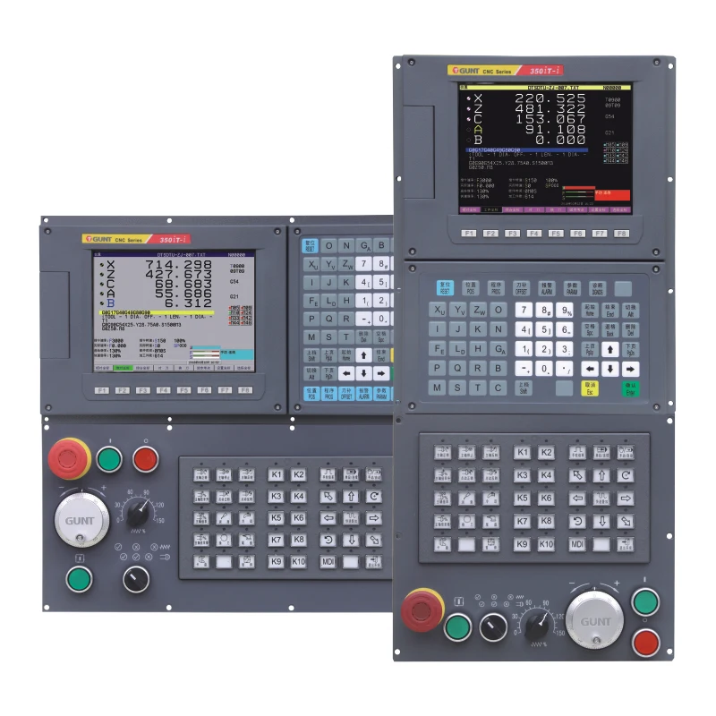 

GUNT-350iT-i 2-5 Axis Bus Turning Milling Compound NUMERICAL Controle System PLC Controllers Similar To GSK CNC Control Handle