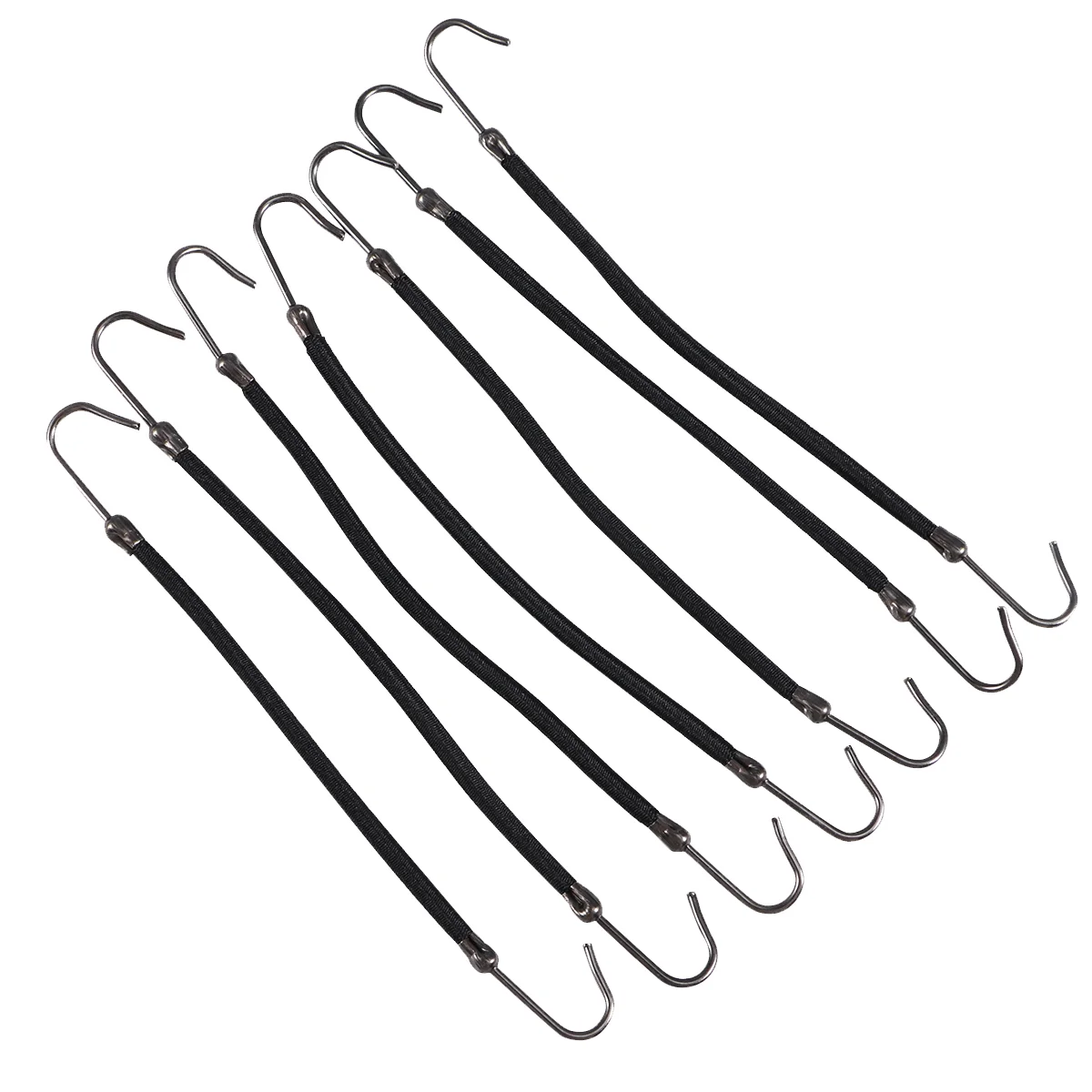 

12 Pcs Hair Claw Clips Ribbon Ropes Tool Bands Women Ponytail Hooks Rubber Bride