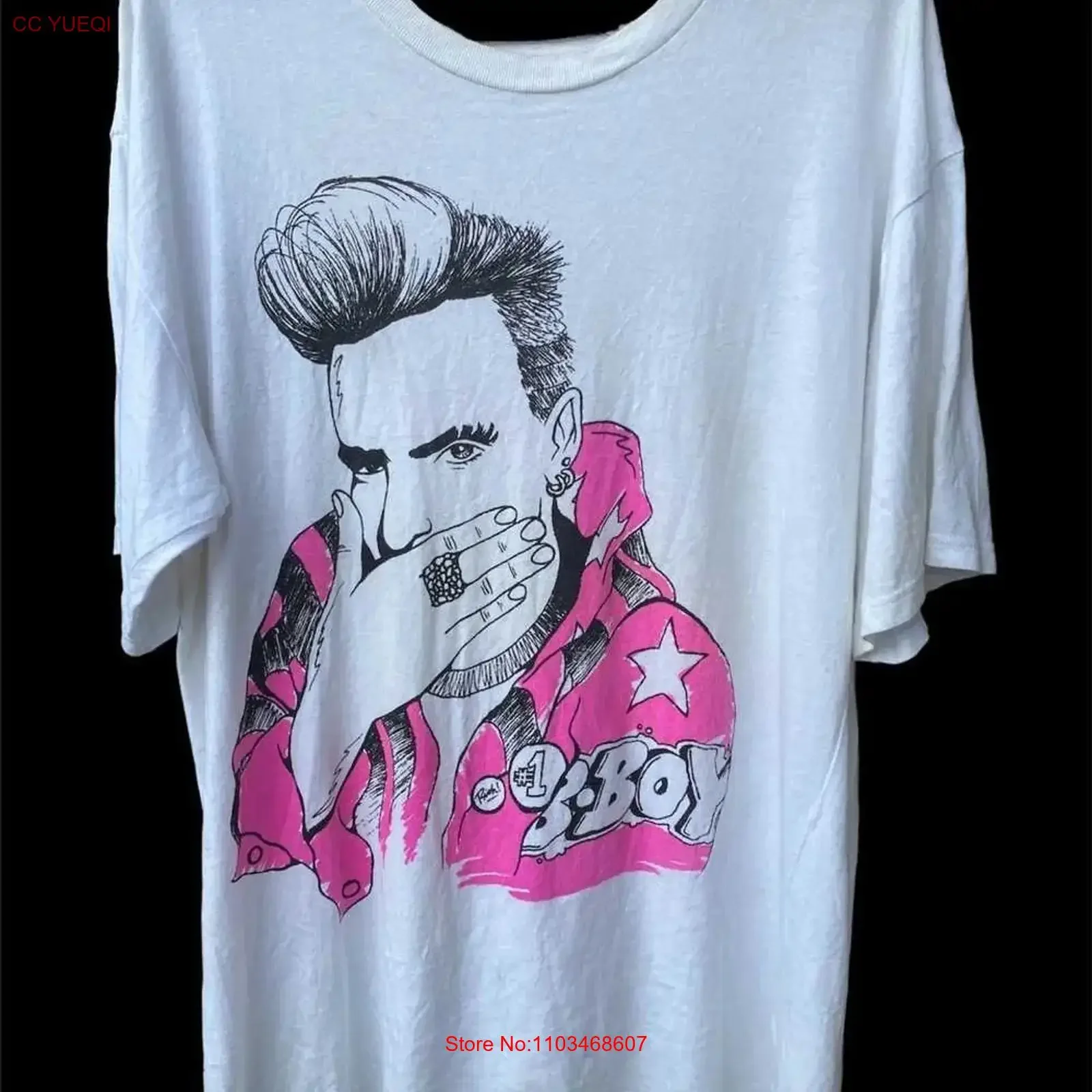 Vintage Vanilla Ice Rapper To the Extreme Weißes T-Shirt in den Größen S bis 5XL TU687 Vintage Washed Graphic Bequemes, leicht gewaschenes T-Shirt