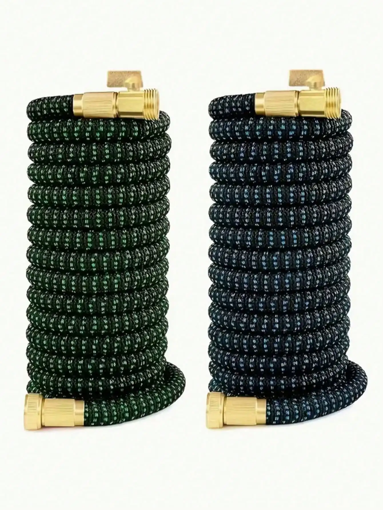 1PC Upgraded Expandable Garden Hose Retractable Kink-Free With 3/4 Inch Solid Brass Fittings For Yard Watering
