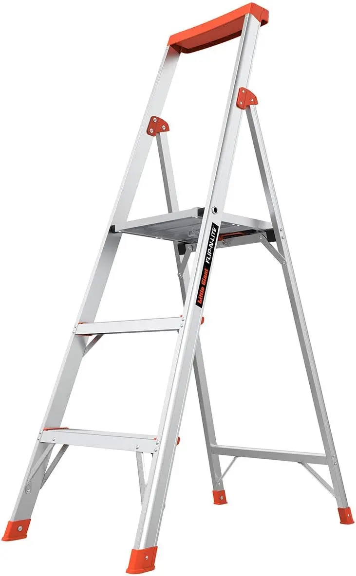 Little Giant Ladder Systems Flip-N-Lite, 5-Foot, Stepladder, Aluminum, Type 1A, 300 lbs Rated