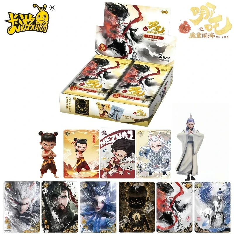 

KAYOU подлинная Nezha 2: Детская серия «Демон», «Море Хаос», аниме-карта, персонаж, коллекция периферийных устройств, игрушка, флэш-карта, подарок