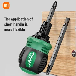 Xiaomi High Quality Ratchet Screwdriver Set with Multifunctional Adjustable Dual Purpose Small Chrome Vanadium Steel Repair Tool