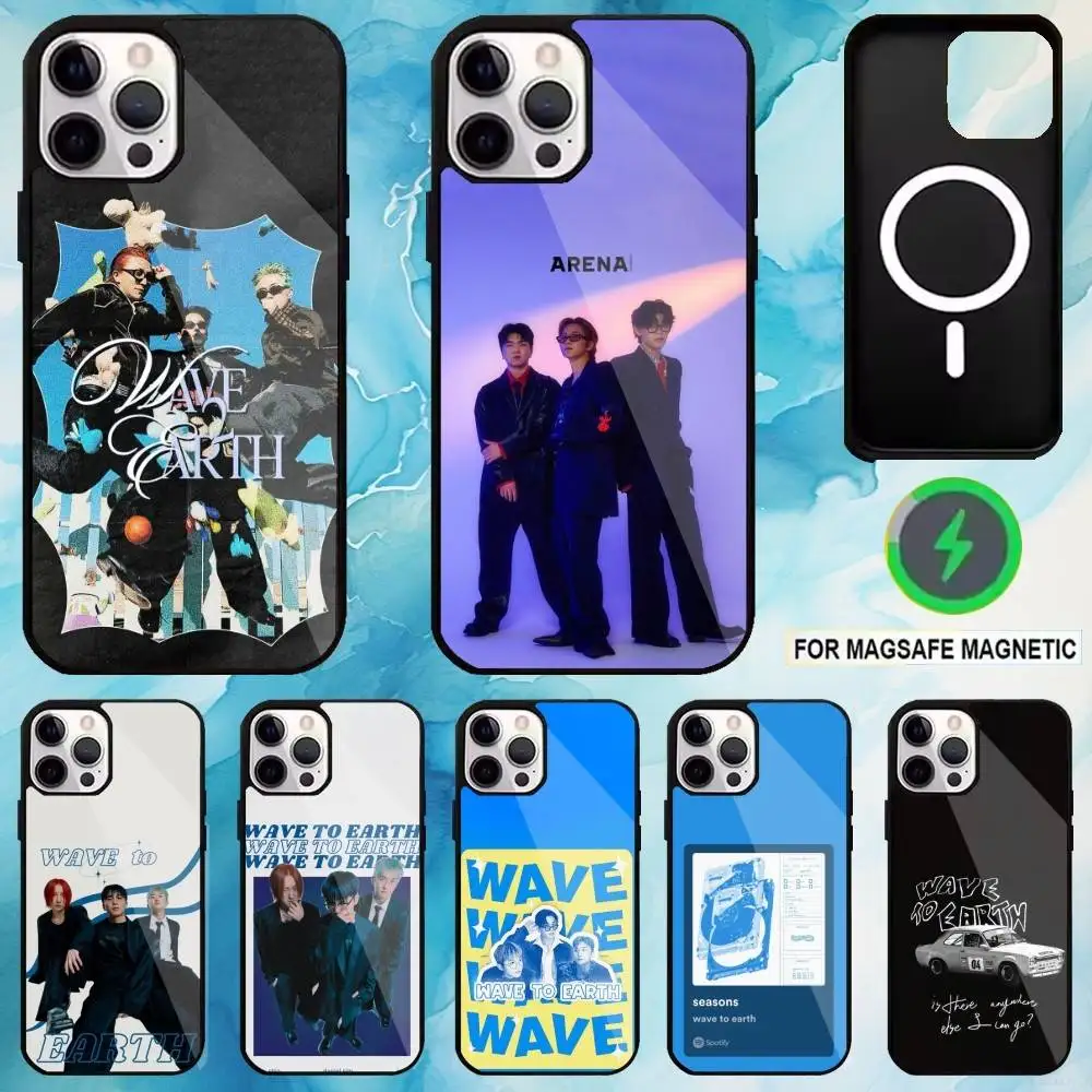 

Wave To Earth Summer Flows Phone Case For iPhone17,16,15,14,13,12,11 Plus,Pro Max Magnetic Magsafe Wireless Charging