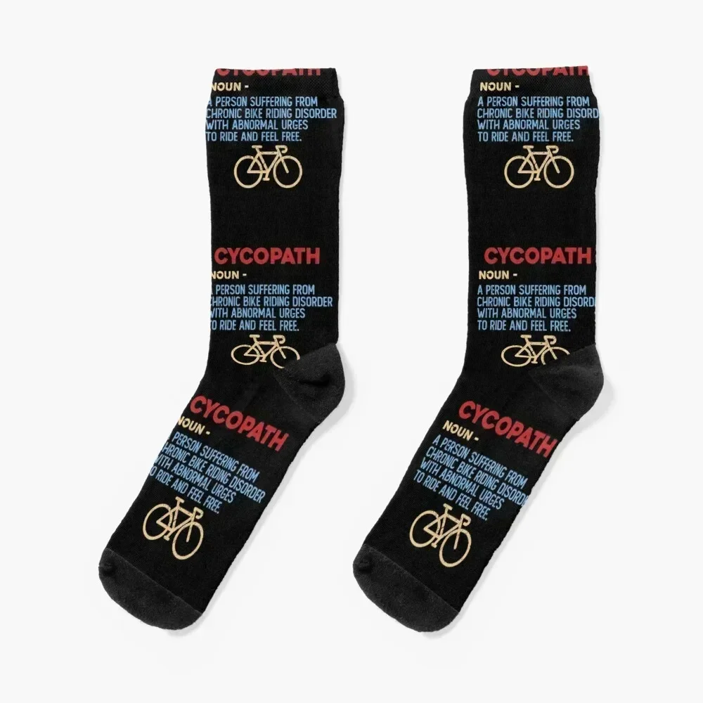 

Cycling Funny Design Cycopath Noun Socks Non-slip christmas gifts men cotton high quality Men Socks Luxury Brand Women's