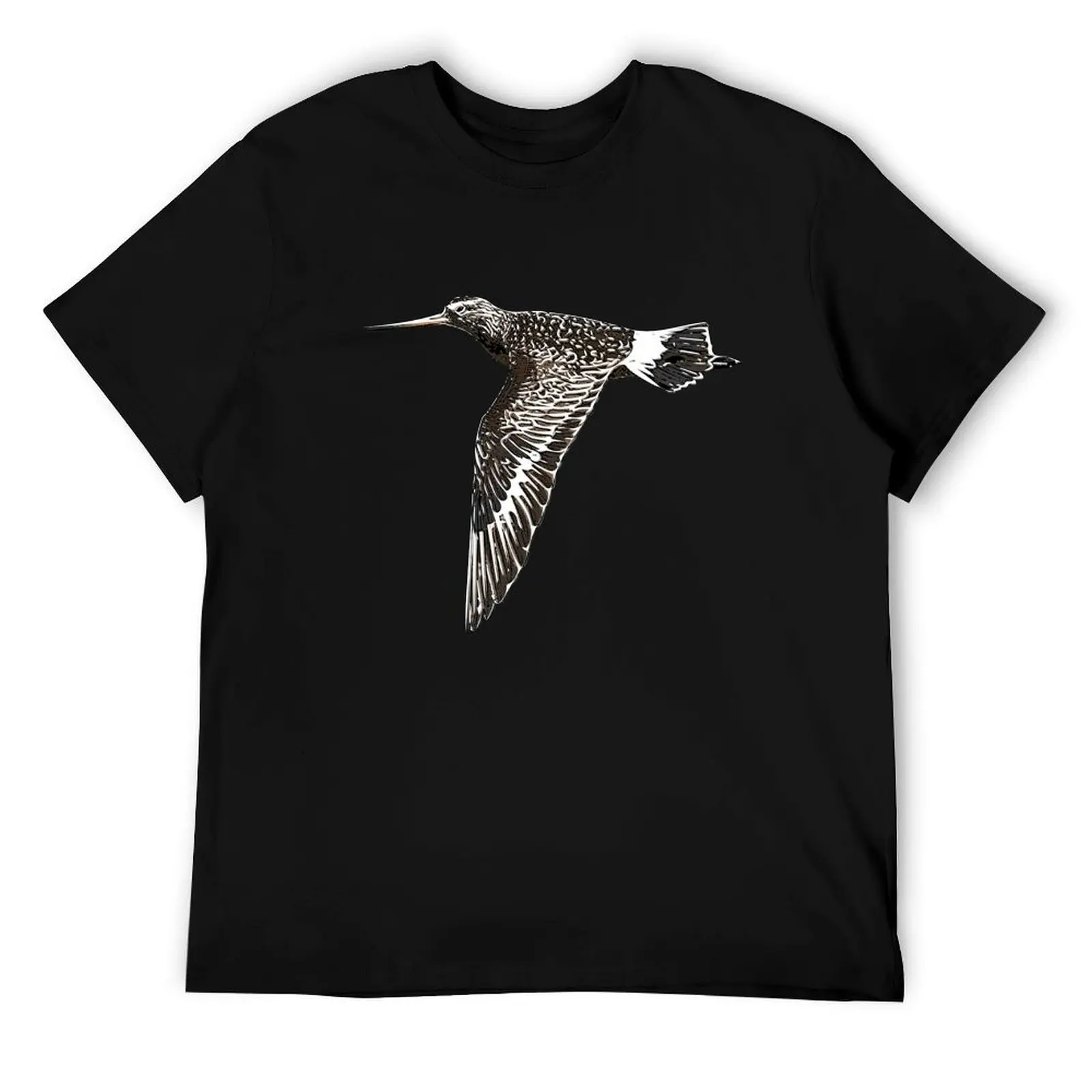 

Hudsonian Godwit White Alternate Design T-Shirt t shirt personalised cotton t shirts high quality man t shirt designer T-Shirt