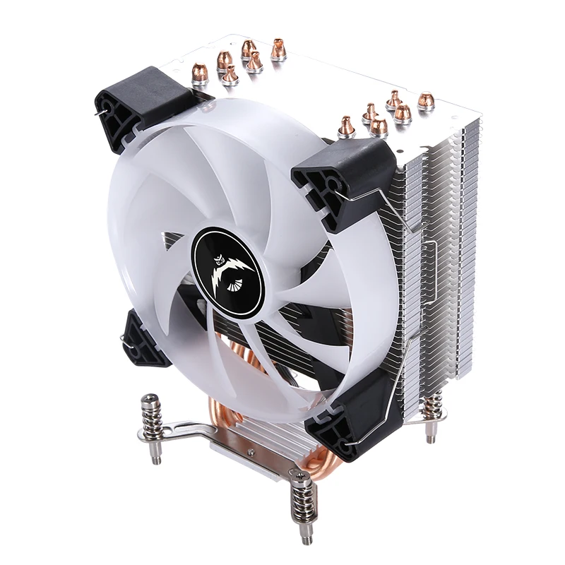 Cpu Processor 4Pin/PWM Compatible LGA2011 2066 x79 x99 1200 115x 1700 18xx i5 i7 PC Cooler 4/6 Heat Pipe 120mm Fan Colorful lamp - view 3