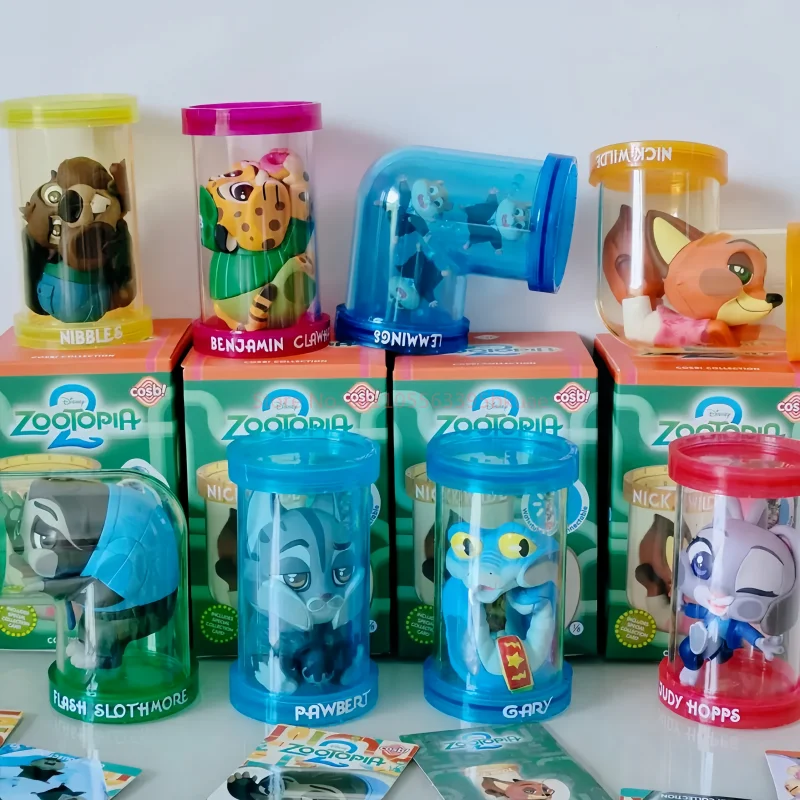 

Genuine Disney Zootopia 2 Blind Box Cosbi Collection Decoration Action Figure Anime Mystery Box Ornament Toys Christmas Gifts