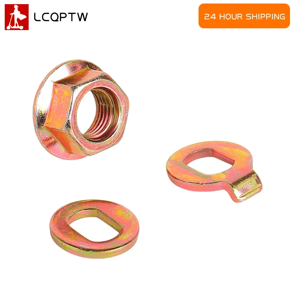 Anti-Loose Motor Screw Kit Motor Shaft Lock Nut Washer Hook Plate for Kukirin G2 Max Master G3 Pro G4 Max Electric Scooter Parts