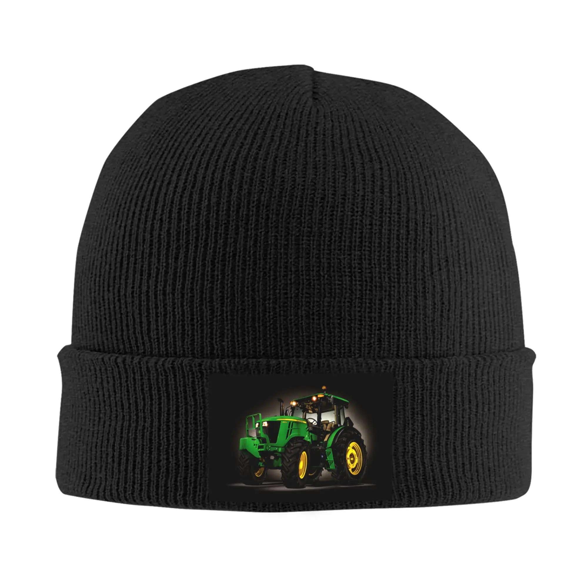 Custom Tractor Bonnet Hats  Street Knit Hat For Men Women Warm Winter  Skullies Beanies Caps