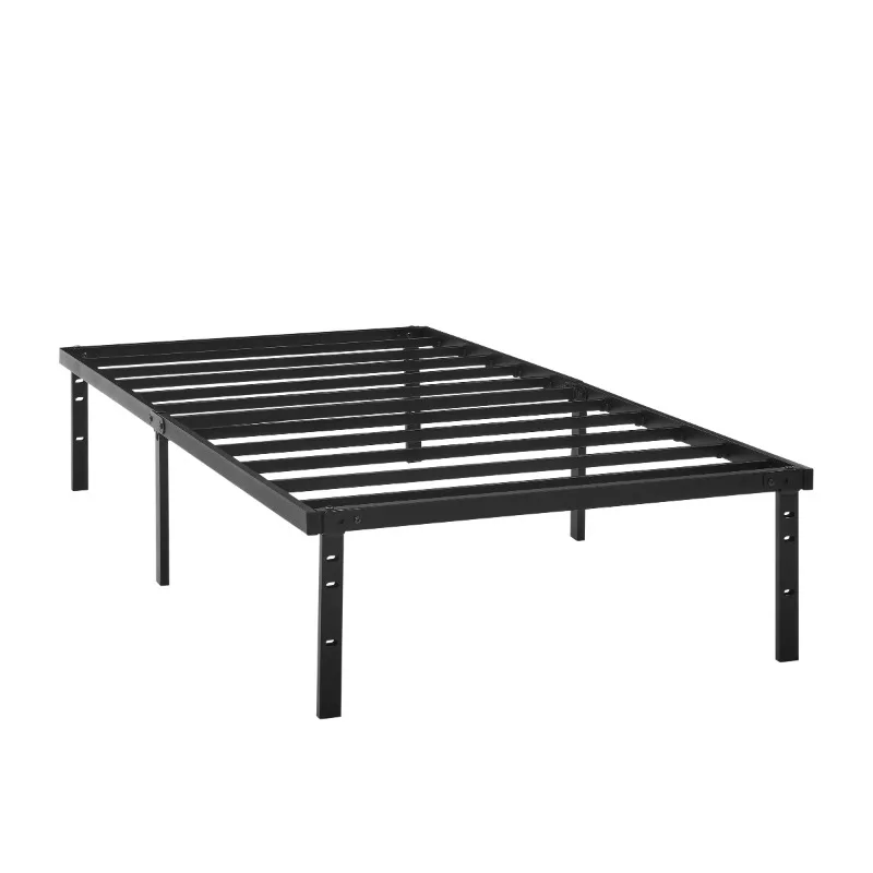 

Mainstays Heavy-Duty Steel Slat Platform Bed Frame with Storage No Box Spring Needed 14 Inch Mattress Foundation