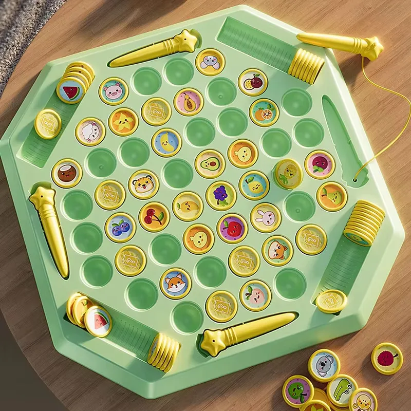 Educational Memory Game for Kids - Animal/Dinosaur/Fruit Flip Board Logical Thinking Multi-Player Learning Toy Gift for 3-6 Year