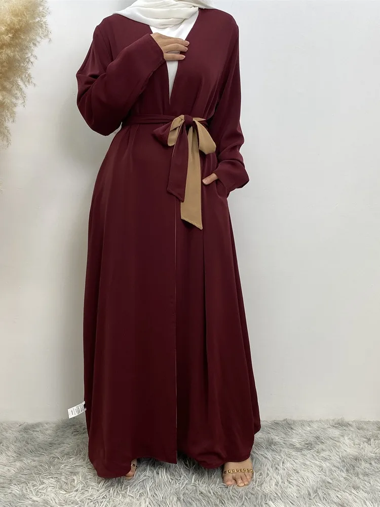 

Double-sided Dressing Ramadan Dubai Robe Femme Turkey Kaftan Islamic Clothing Muslim For Women Kimono Caftan Marocain Cardigan