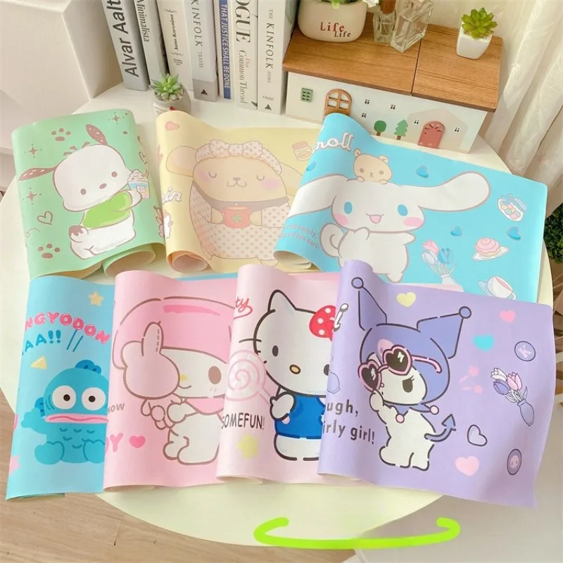 

Hello Kitty Table Mat Cute Cartoon Long Anti Oil Student Anti Dirty Writing Pad Background Pad Desktop Decoration Wholesale