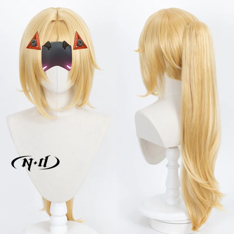 Nd gatilho cosplay perucas loira peruca zenless zona zero zzz jogo cosplay perucas de cabelo para mulheres comic con coser resistente ao calor