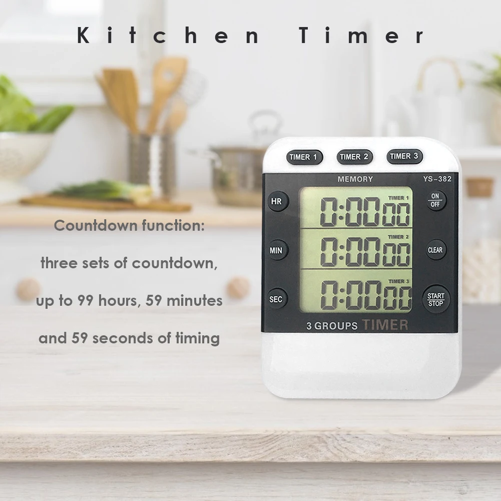 3-Way Kitchen Timer…