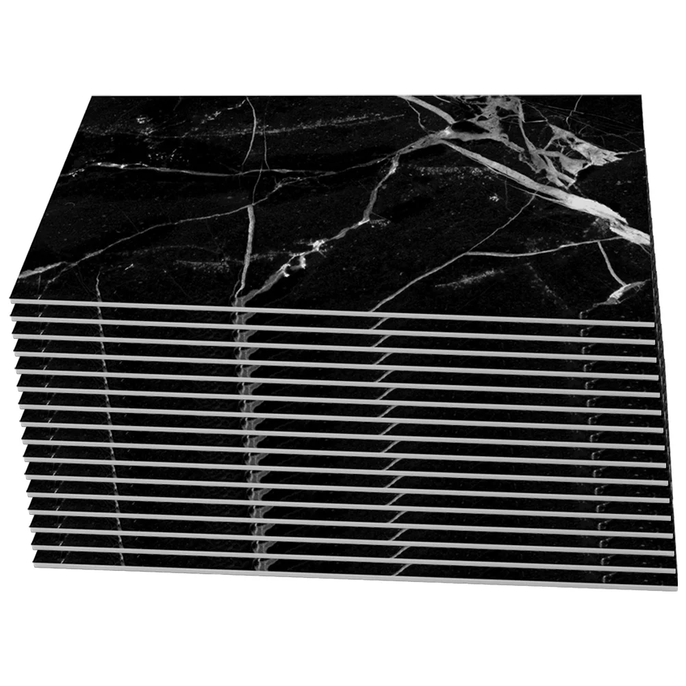 

16 Pcs Waterproof Tile Stickers Foam Wallpaper Adhesive Panels Decorative Tiles Bathroom Kitchen Home Decor Peel Stick