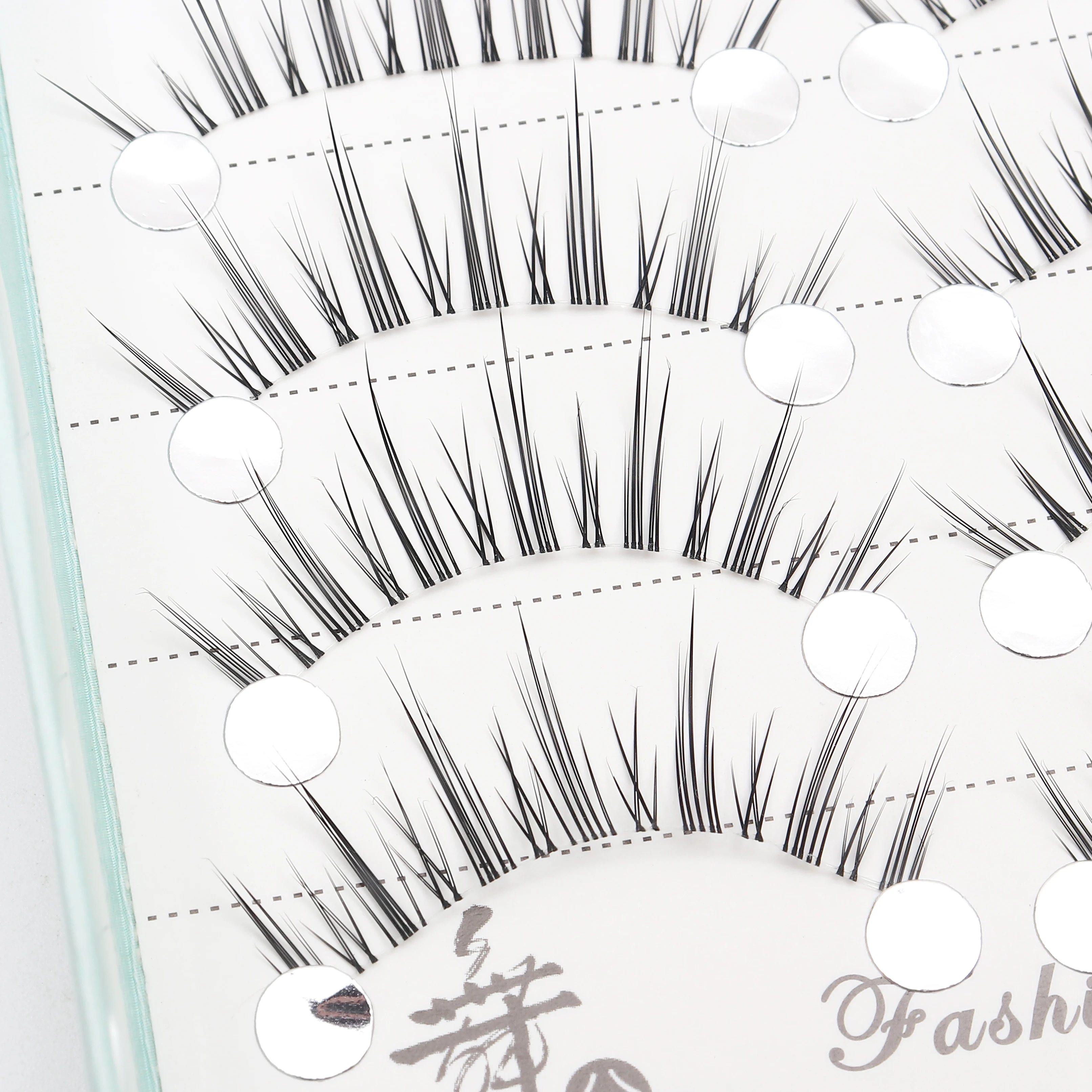 10 Paar neue Manga Cosmetics Wimpern Wimpern Koreanisches Make-up Beste falsche Wimpern 3D-Nerzwimpern Cosplay Soft Blush – Detail 8