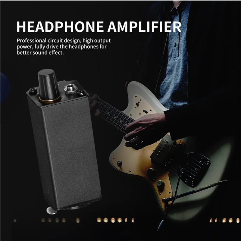 

Y45A-мини HIFI усилитель для наушников XLR до 3,5 мм усилитель аудиоинтерфейса преобразователь с зажимом портативный усилитель для наушников