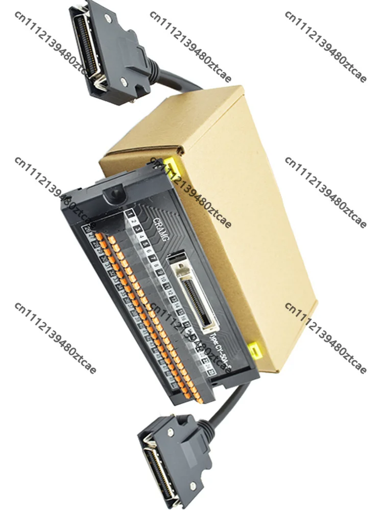 SCSI 50Pin Servo Terminal Block Station, 1m CN1 Signal Cable, MDR 50P Connector 10150-3000PE For AC Servo Drive Control