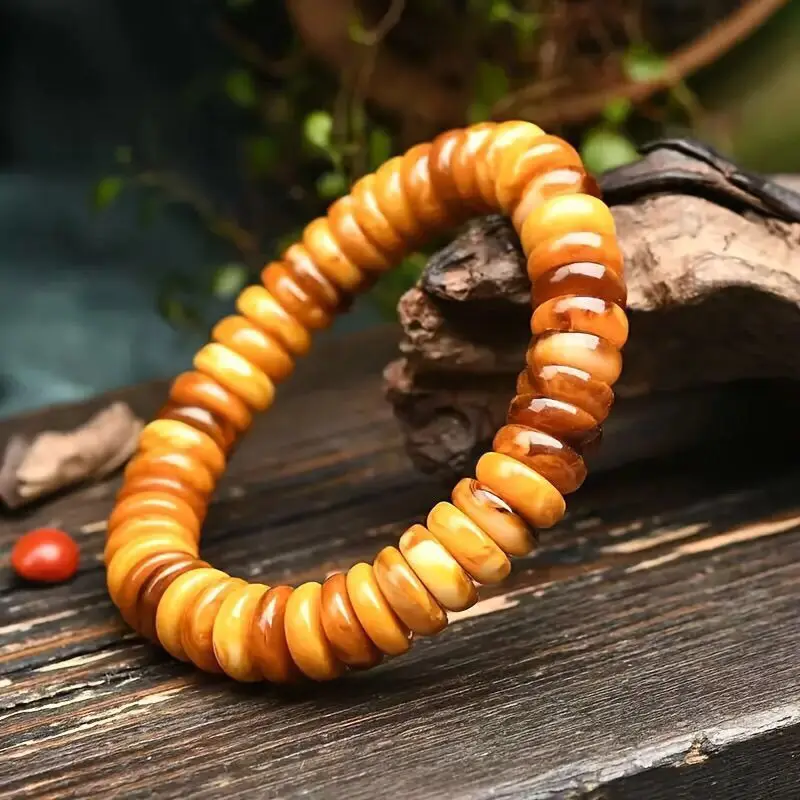 Fashion Versatile Second Generation Beeswax Abacus Beads Crafts Unisex Jewelry