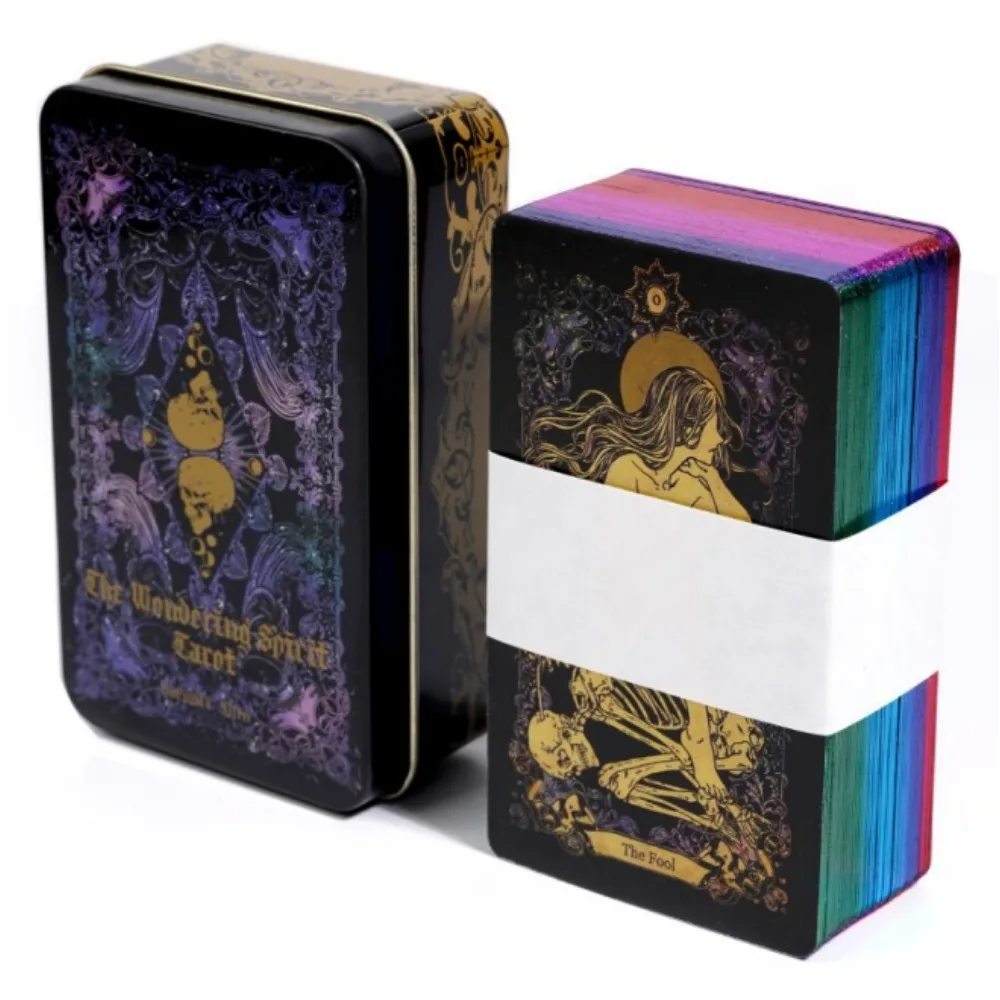 High-Quality Tin Box Packing The Light Seers Tarot Card And Adventur Time Tarot Fate Divination Family Party Tarot Card Options