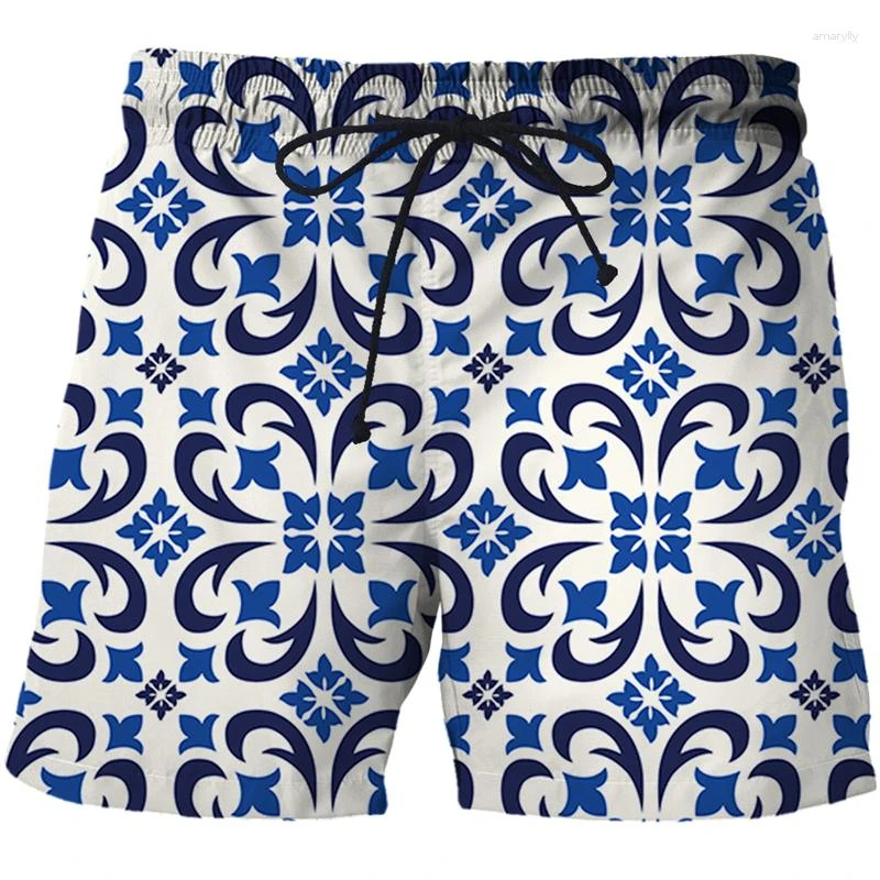 

Summer Fashion New Design Art Print 3d Ethnic Style Beach Shorts For Men Women Kids Casual Swimming Trunks Gym Board Mens Shorts