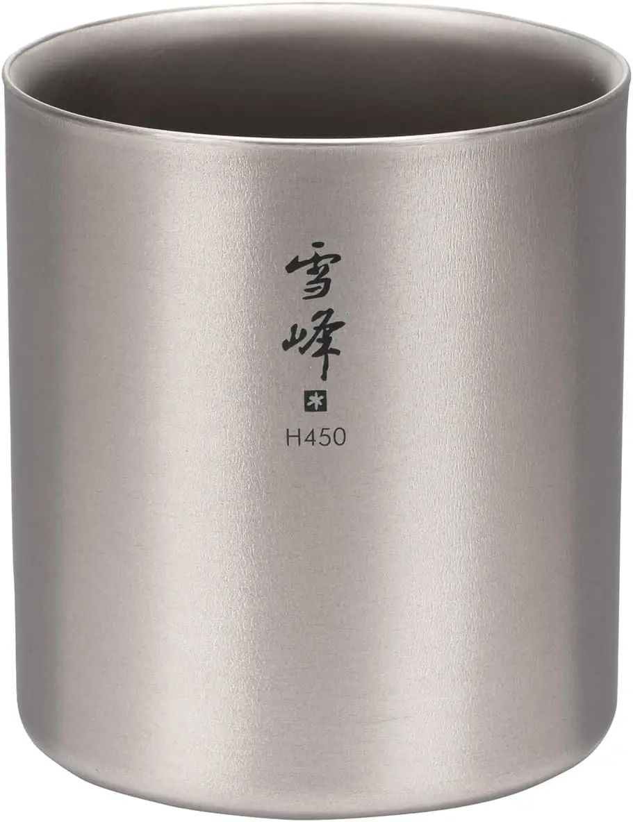 

Premium Titanium Stacking Mug, Ultralight for Camping and Backpacking, Made in Japan with Lifetime Guarantee