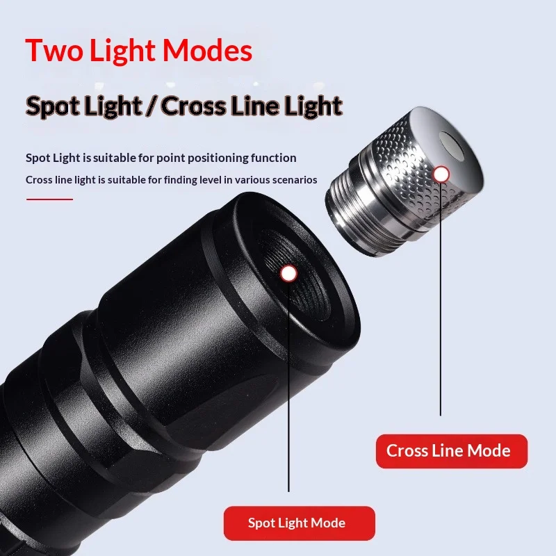 Engineering Laser Positioner High Precision Millimeter Grade Super Bright Green One Cross Line Laser Level Long Standby