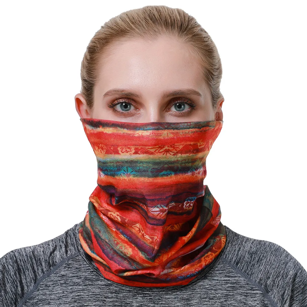 

1851-1900 Seamless Bandana Cycling Magic Scarf Buffs Face Mask Neck Gaiter Tube Fishing Ski Hiking Balaclava Headwear Women Men