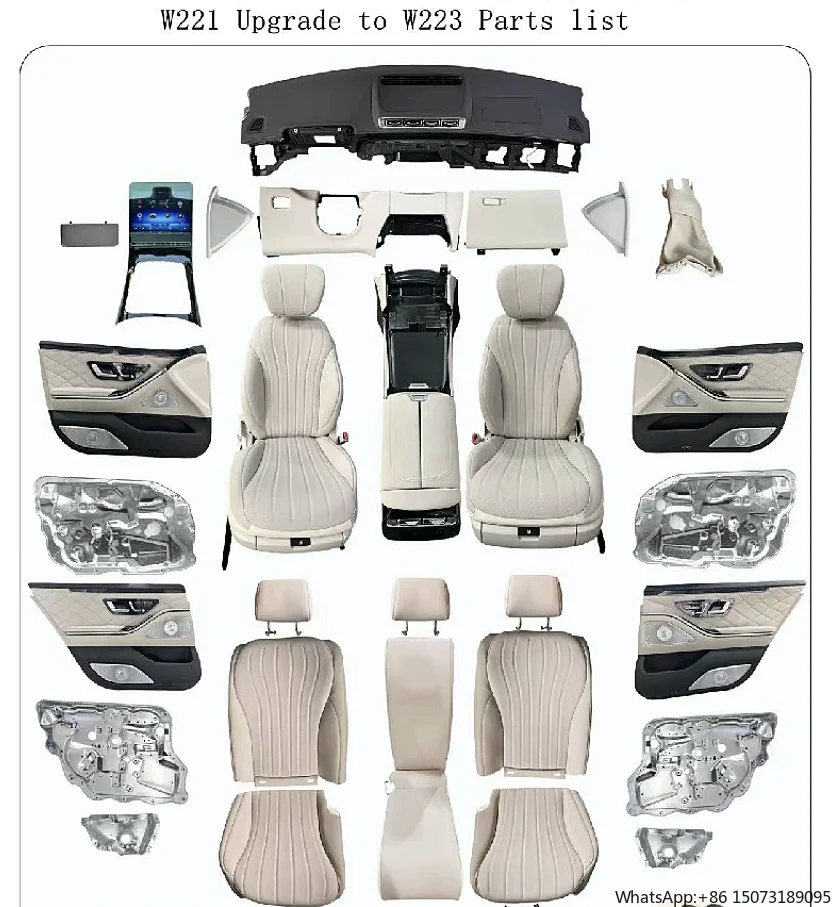 For Style Interior Parts for   W221 to W222 450 580 480 400 to GLS for Interior Kit Car Parts