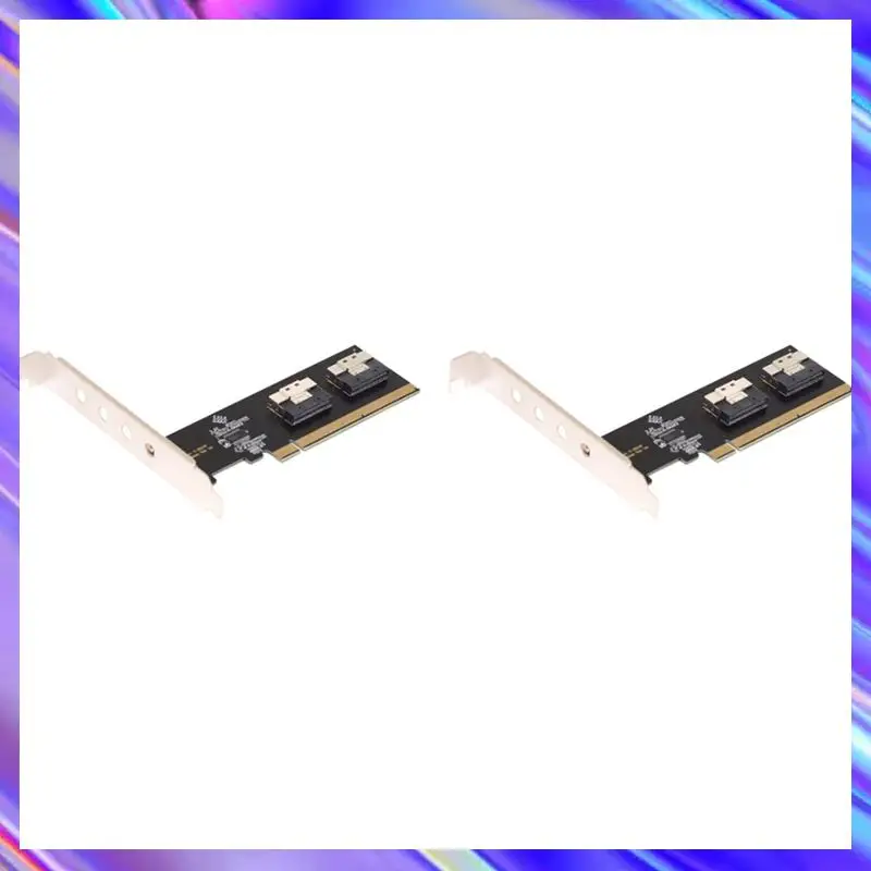 

2 адаптера U.2 PCI-E, улучшите свой потенциал Pcie: Pcie 3.0 4.0 X16 — 2-портовая карта адаптера SFF-8654 8I Riser