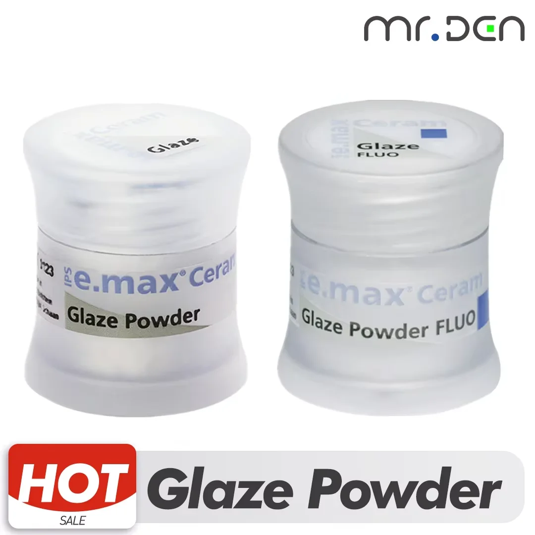 

Dental Materials Ivoclar IPS e.max Ceram Glaze powder Applicable Glass-CeramicGlaze Liquid Glaze Paste Powder FLUO