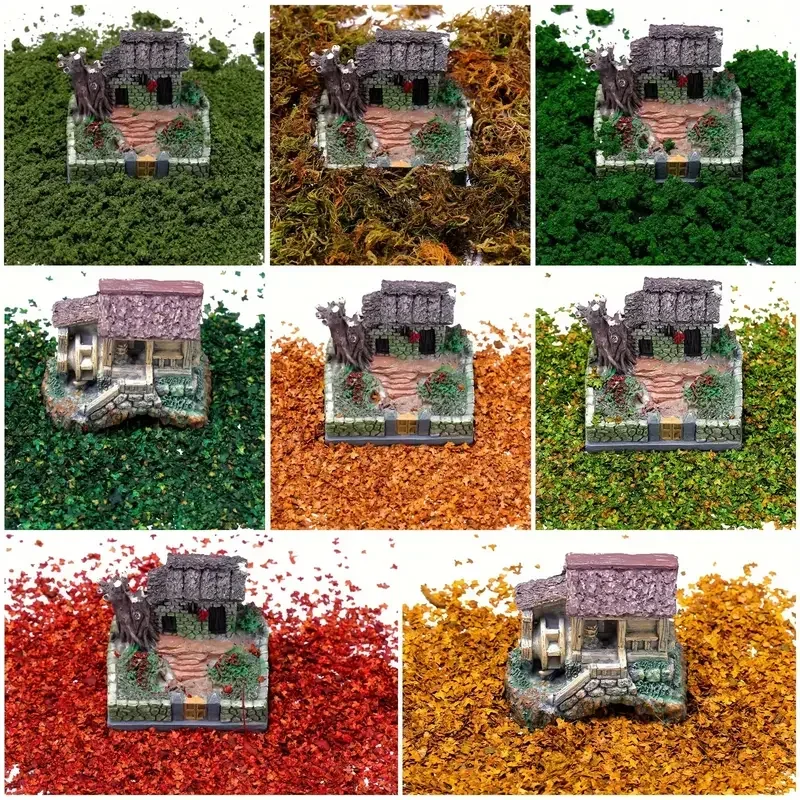 Realistic Miniature Leaves Model Scenery Simulation Leaves For DIY Model Garden Diorama Railway Landscape Layout