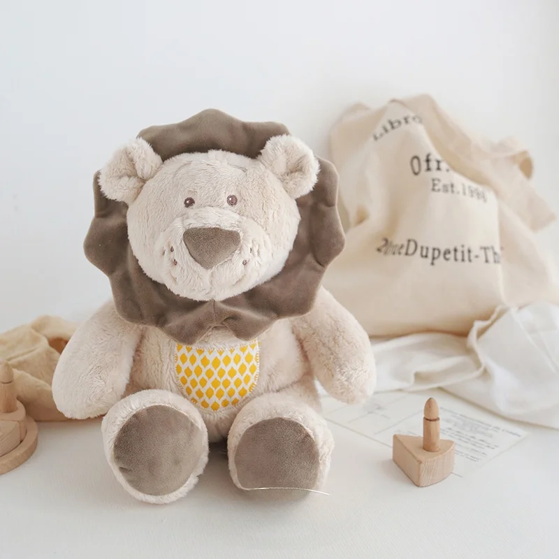 

Nordic Cute Healing Lion Doll Plu Toddler Canion Toy Soothing Baby Doll Gift Soft Life Lion Stuffed Animal Plu Toy