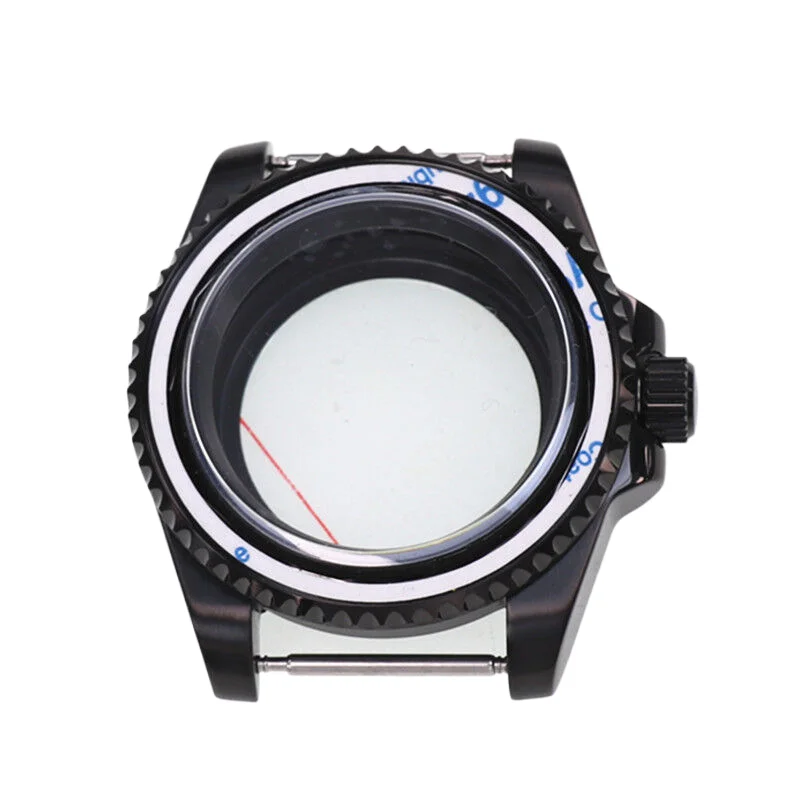 High Quality 40mm Submarine Sapphire Crystal Waterproof Watch Case For 28.5mm Dial Nh35 Nh36 Automatic Mechanical Movements