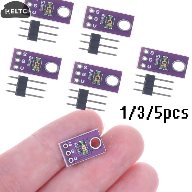 1/3/5 Pieces Plastic Environmental Light Sensor Simulated Light Intensity Module Visible Light Sensor Detection