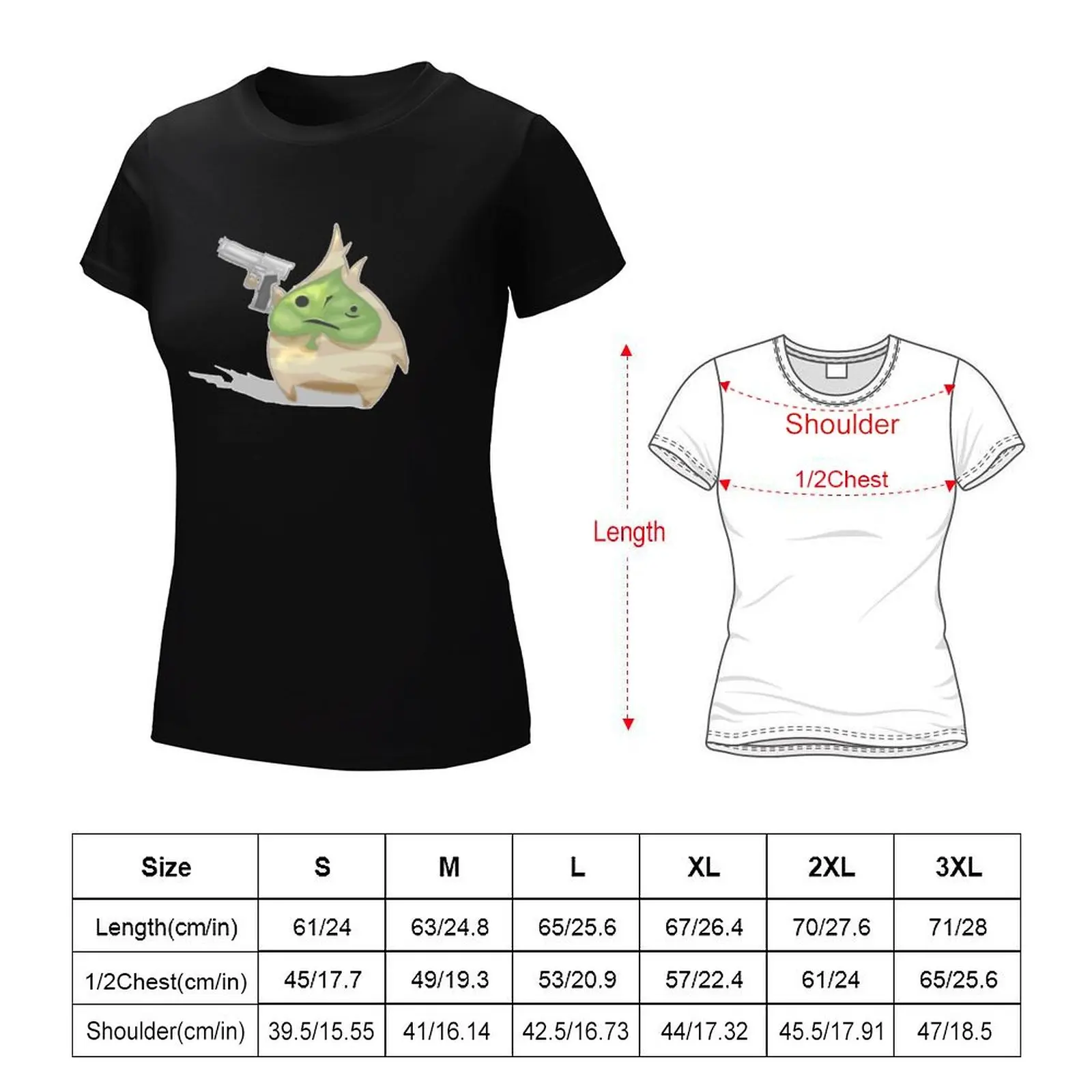 Korok Gun t-shirt lady clothes top femminili camicetta abbigliamento donna