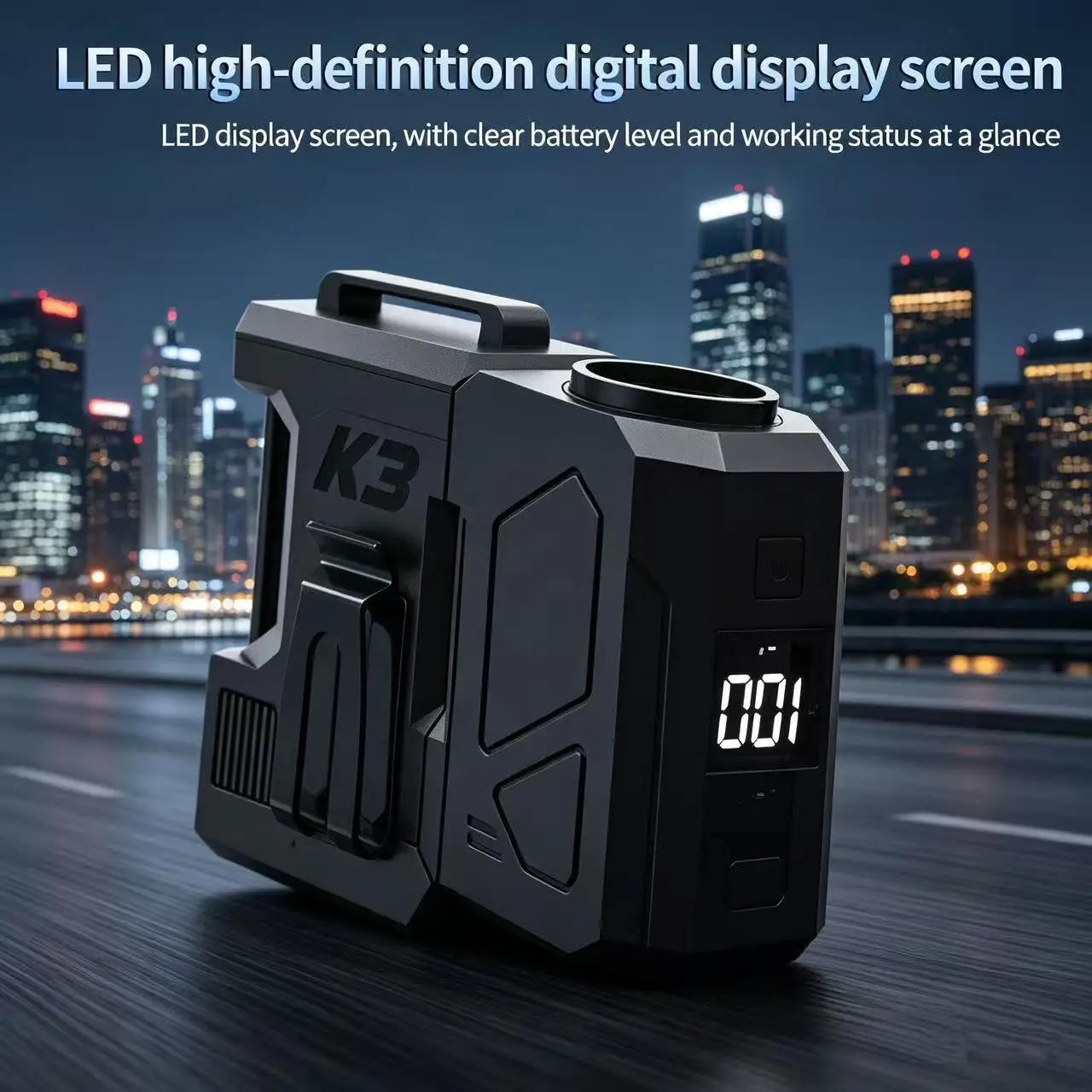 ventilatore-portatile-2-in-1-da-appendere-in-vita-stile-moto-display-led-lunga-durata-accessori-completi-ampio-utilizzo