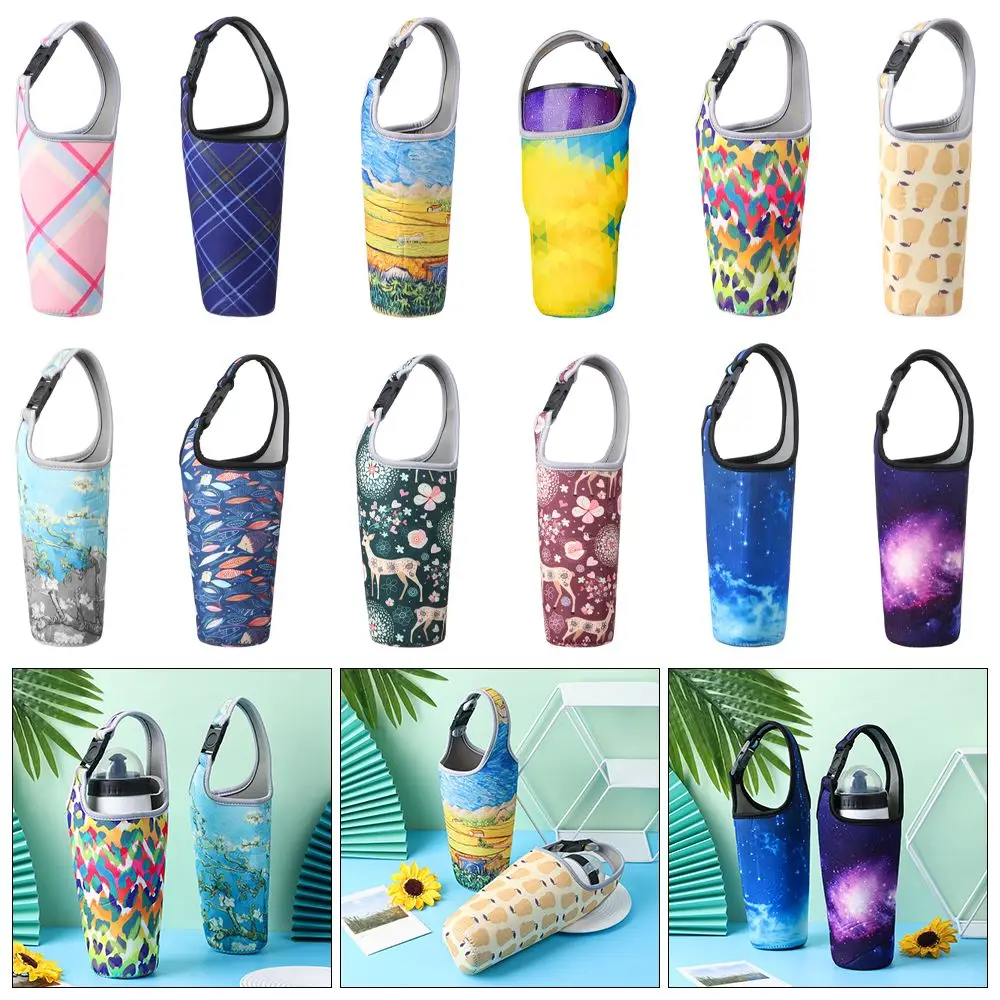 Mode 30oz Anti-Hot Cup Hülle umwelt freundliche Getränke tasche Outdoor-Reise Wasser flaschen halter Becher Träger Tasse Zubehör