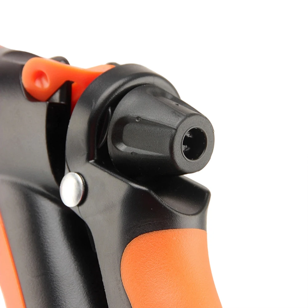 High-Pressure Spray Nozzle for Standard Garden Hoses with Quick-Connect Male Fitting and Leak-Proof Secure Seal
