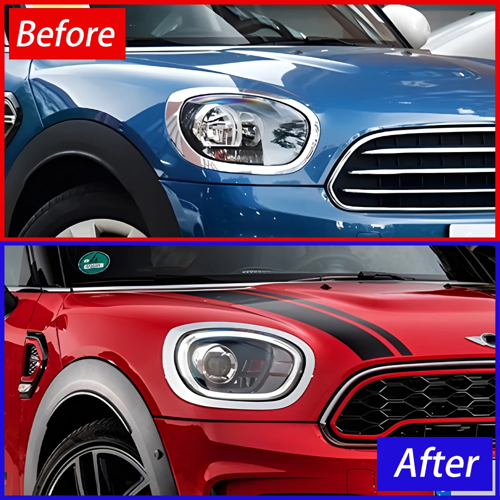 For BMW MINI F60 Series 2016-2021 LED Auto Upgrade Headlights Assembly Projector Lens Car Tool Accessories Plug and Play