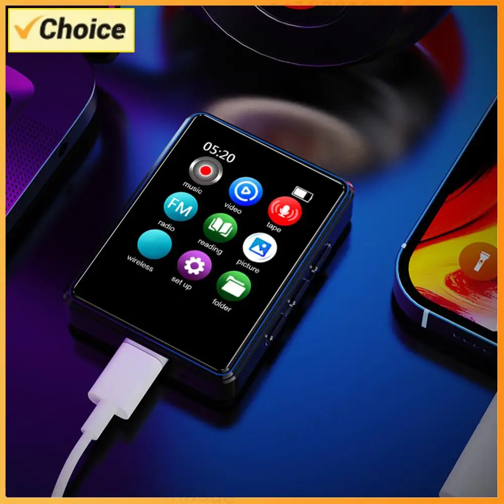 

MP3/MP4-плеер для музыки без потерь, совместимый с Bluetooth, FM-радио, диктофоном, встроенным динамиком, 128 ГБ, 1,77 дюйма, для ежедневного использования студентами