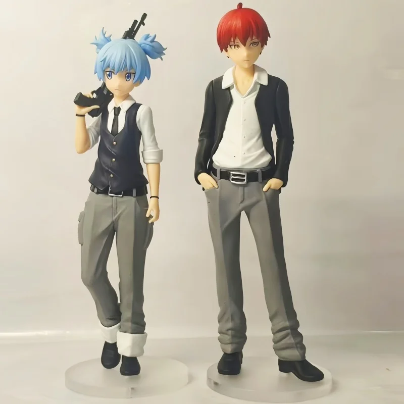 

GSC Pop up Parade Assassination Classroom Action Figure - Nagisa Shiota & Karma Akabane PVC Model Toy for Desktop Ornament