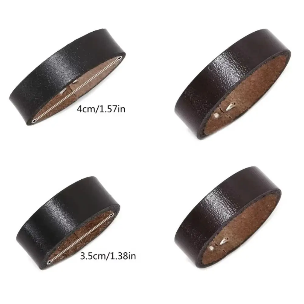 Waist Belt DIY Components Universal Waist Belt Loop Genuine Leather DIY Waist Belt Link Loop Buckle Replacement Teenager