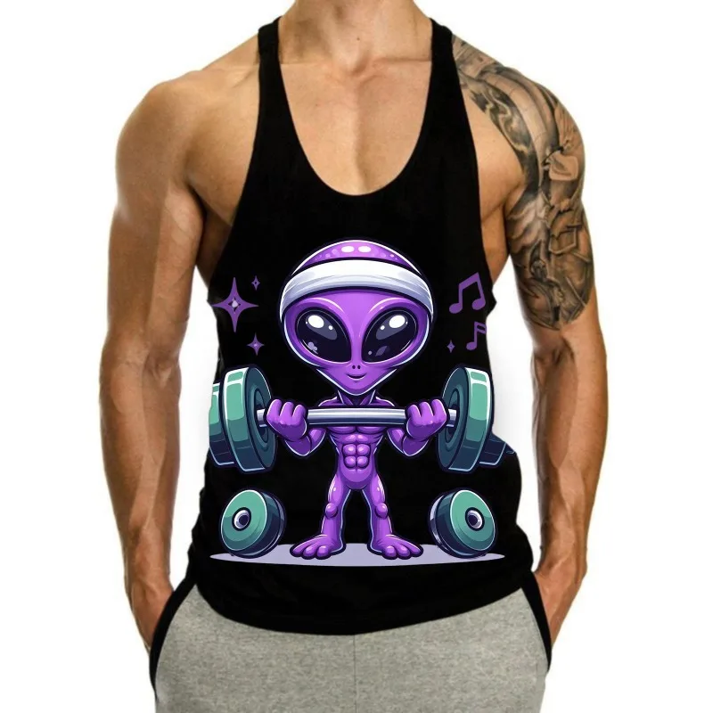 Sommer Lustige Marke Fitness Kleidung Bodybuilding Tank Top Männer Turnhallen Singlet Baumwolle Ärmelloses Shirt Workout Mann Unterhemd