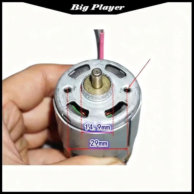 RZ-735VA-8022 12V 24V High Speed 735 Electric Drill Motor, DIY Handcraft Power Tool
