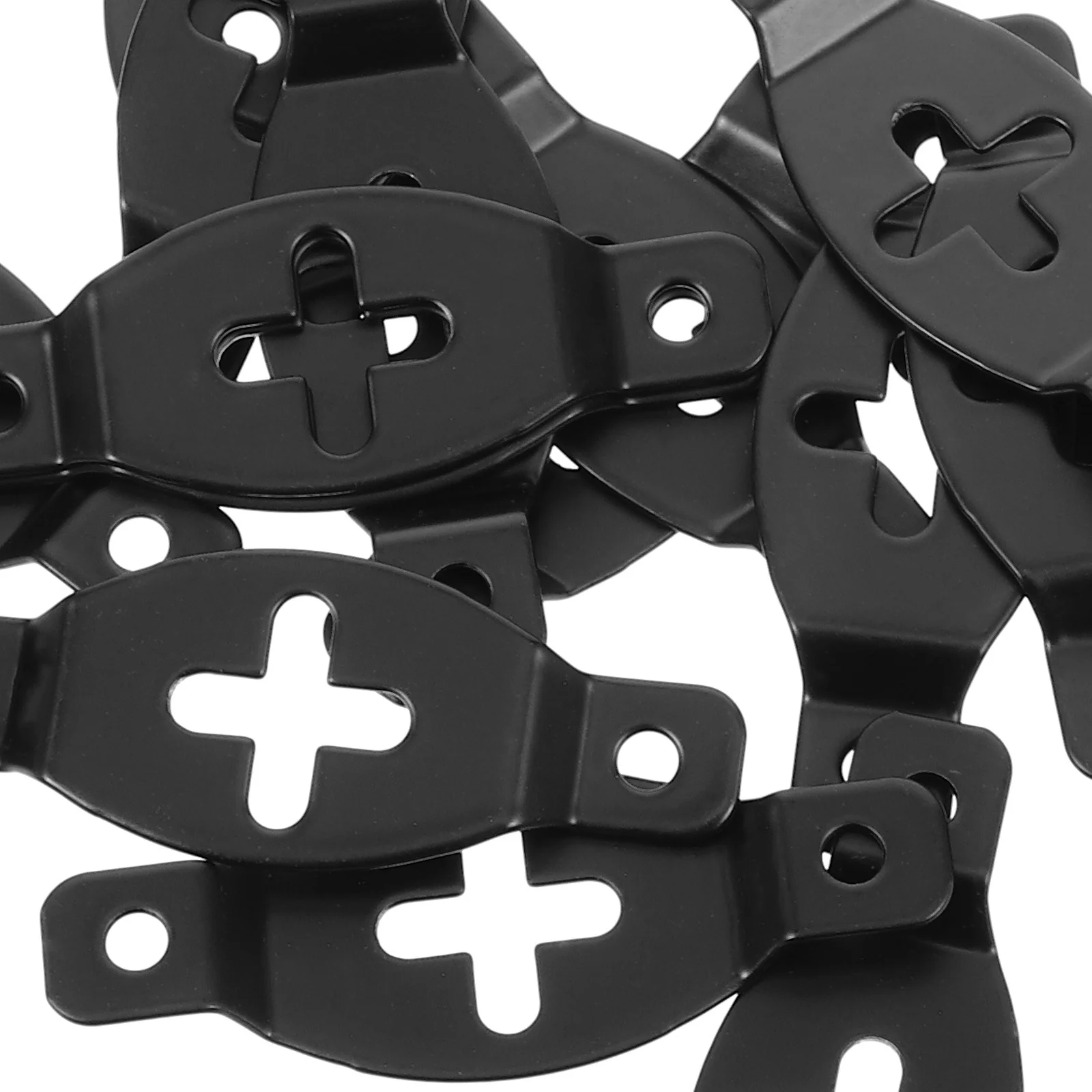 

20Pcs Iron Wall Mounted Speaker Hanger Brackets Hooks for Audio Surround Sound Box Holder Speaker Hanging Connectors