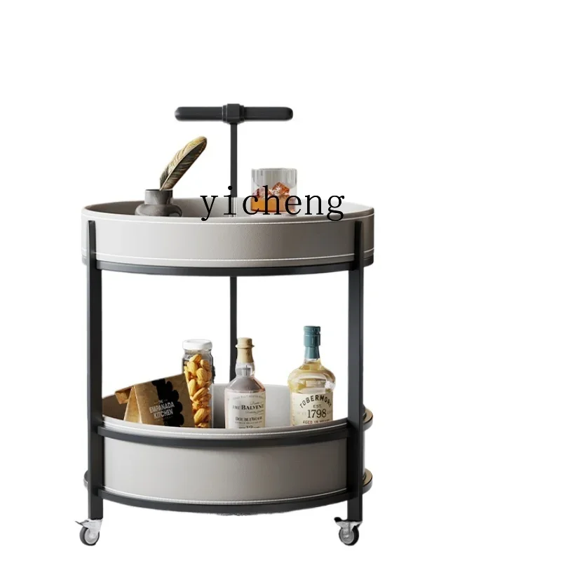 

trolley sofa side few living room study movable wheeled coffee table advanced sense