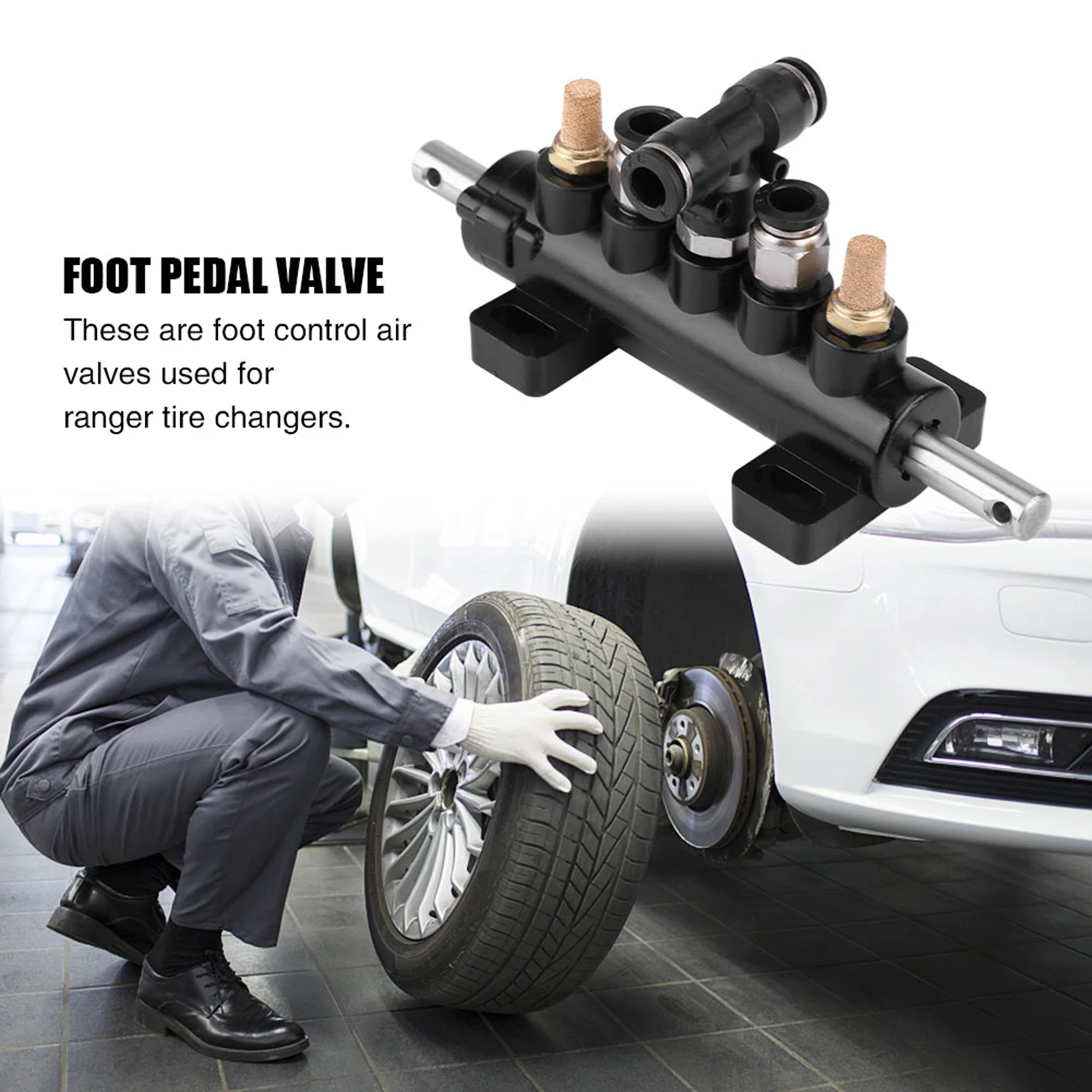Magnetventil Air Control Valve Foot Pedal Valve for Ranger Tire Changer Machine Supplies Tool Type B Pneumatik — Detail 4
